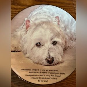 Westie Plate
